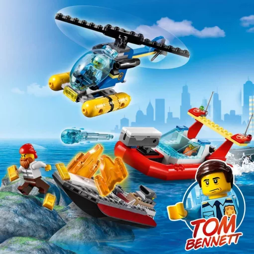 Lego City 60308 Tengerparti rendőrségi és tűzoltó bevetés