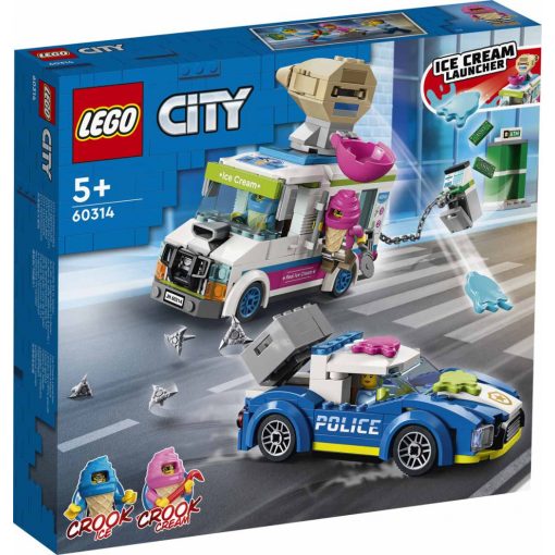 Lego City 60314 Fagylaltos kocsi rendőrségi üldözés