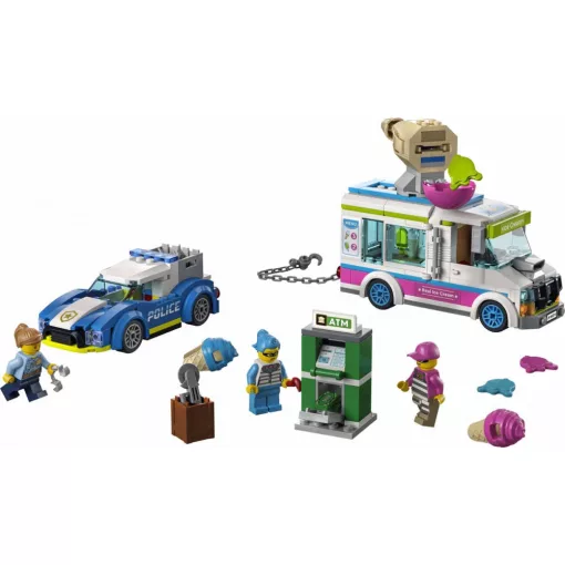 Lego City 60314 Fagylaltos kocsi rendőrségi üldözés