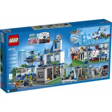 Lego City 60316 Rendőrkapitányság rendőrautóval és helikopterrel