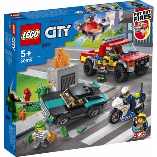 Lego City 60319 Tűzoltás és rendőrségi hajsza