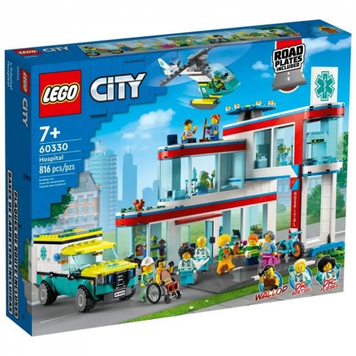 Lego City 60330 Kórház mentőautóval és mentőhelikopterrel