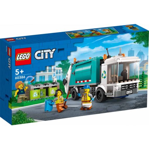 Lego City 60386 Szelektív kukásautó