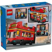 Lego City 60407 Piros emeletes turistabusz