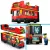 Lego City 60407 Piros emeletes turistabusz