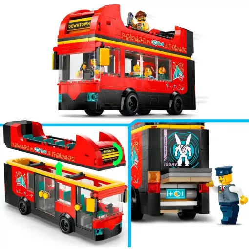Lego City 60407 Piros emeletes turistabusz