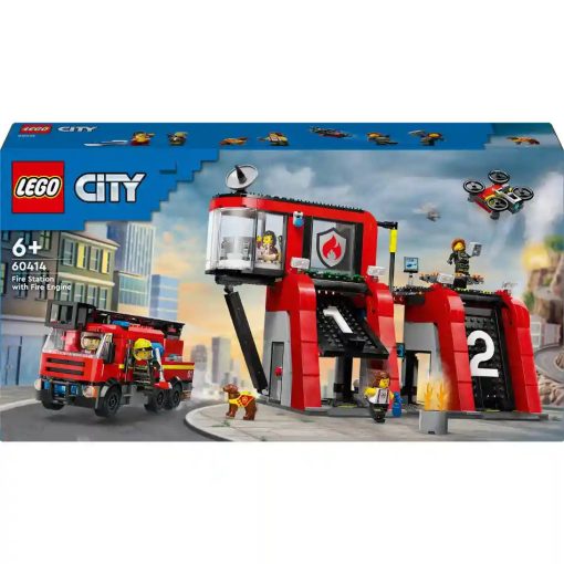 Lego City 60414 Tűzoltóállomás és tűzoltóautó