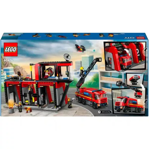 Lego City 60414 Tűzoltóállomás és tűzoltóautó