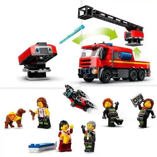 Lego City 60414 Tűzoltóállomás és tűzoltóautó