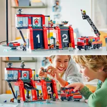 Lego City 60414 Tűzoltóállomás és tűzoltóautó