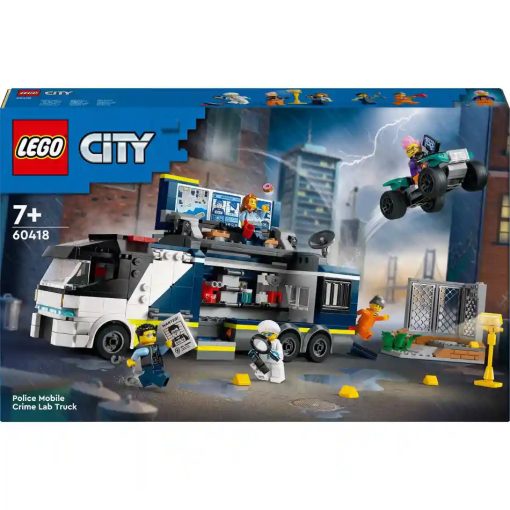 Lego City 60418 Rendőrségi mozgó bűnügyi labor