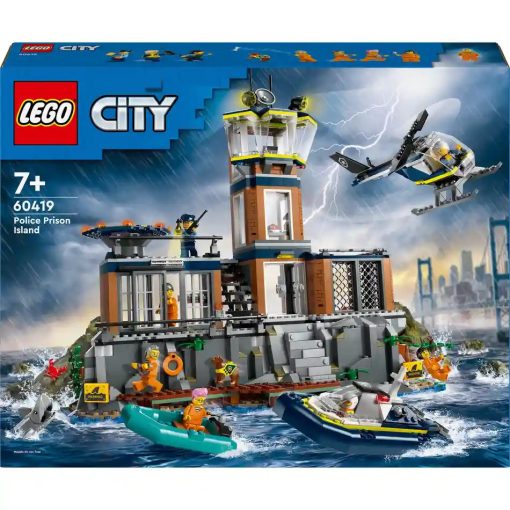 Lego City 60419 Börtönsziget helikopterrel és hajókkal