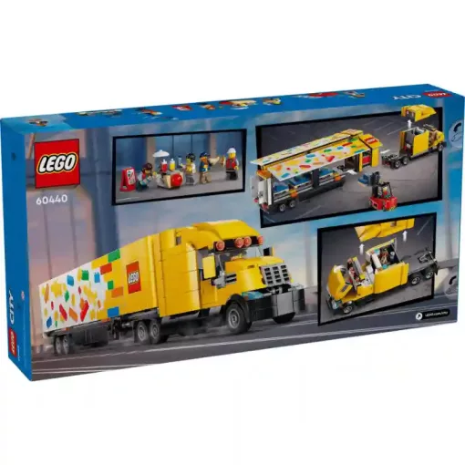 Lego City 60440 Sárga szállító kamion targoncával
