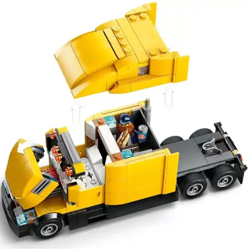 Lego City 60440 Sárga szállító kamion targoncával