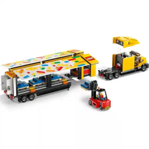 Lego City 60440 Sárga szállító kamion targoncával