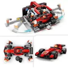 Lego City 60443 F1®-es boxutca és személyzet Ferrari versenyautóval