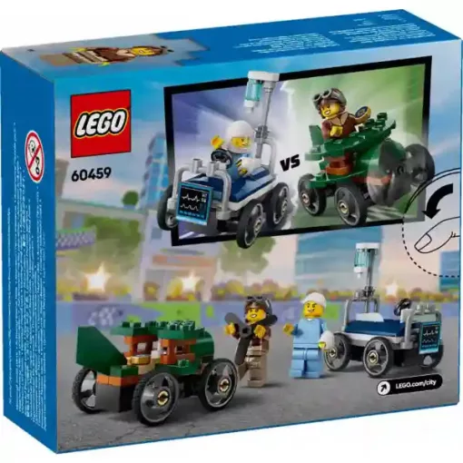 Lego City 60459 Repülő vs. kórházi ágy versenyautós csomag