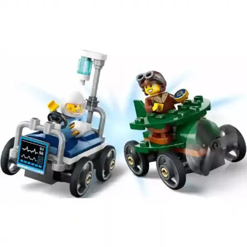 Lego City 60459 Repülő vs. kórházi ágy versenyautós csomag