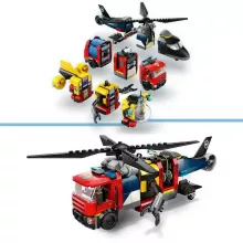 Lego City 60462 Helikopter, tűzoltóautó és tengeralattjáró egy csomagban