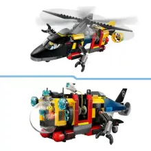 Lego City 60462 Helikopter, tűzoltóautó és tengeralattjáró egy csomagban