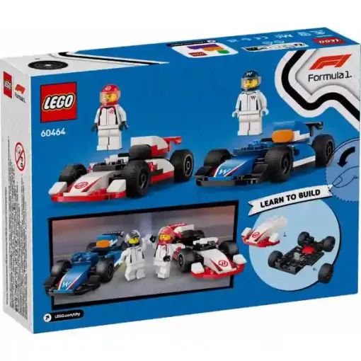 Lego City 60464 F1®-es Williams Racing és Haas F1® versenyautók