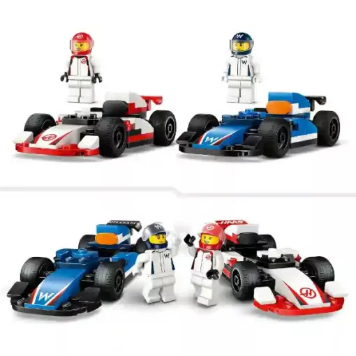 Lego City 60464 F1®-es Williams Racing és Haas F1® versenyautók