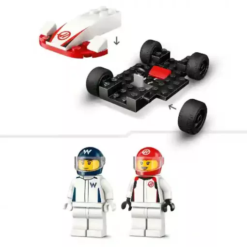Lego City 60464 F1®-es Williams Racing és Haas F1® versenyautók