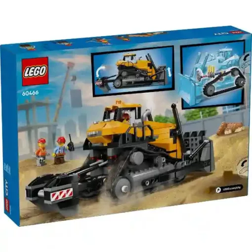 Lego City 60466 Sárga buldózer munkagép