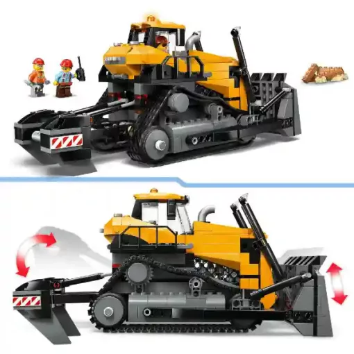 Lego City 60466 Sárga buldózer munkagép