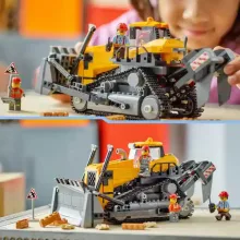 Lego City 60466 Sárga buldózer munkagép