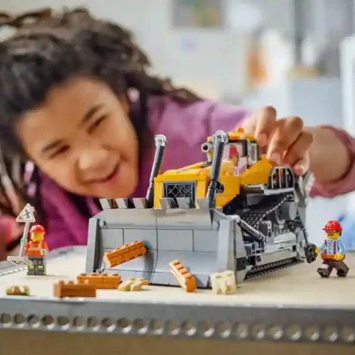 Lego City 60466 Sárga buldózer munkagép