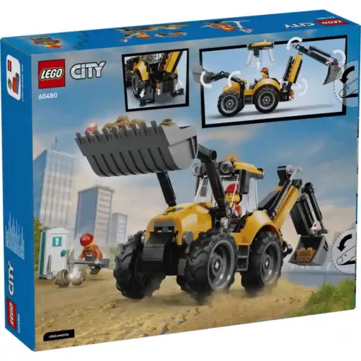 LEGO City 60480 Sárga árokásó-rakodó