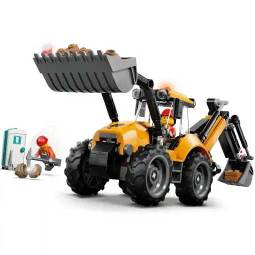 LEGO City 60480 Sárga árokásó-rakodó