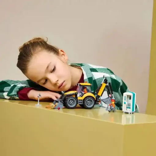 LEGO City 60480 Sárga árokásó-rakodó