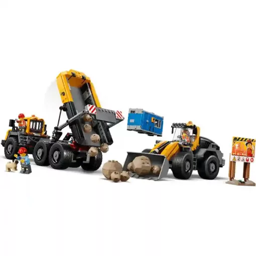 LEGO City 60494 Homlokrakodó és billenőplatós teherautó
