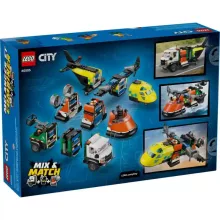 Lego City 60505 Repülőgép, emelőkosaras kocsi és légpárnás jármű gyűjtemény