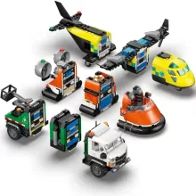 Lego City 60505 Repülőgép, emelőkosaras kocsi és légpárnás jármű gyűjtemény