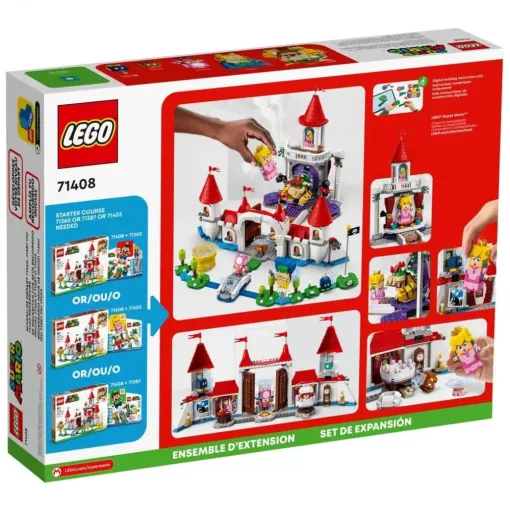Lego Super Mario 71408 Peach kastélya kiegészítő szett