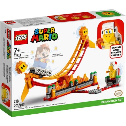 Lego Super Mario 71416 Lávahullám-lovaglás kiegészítő szett