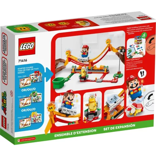 Lego Super Mario 71416 Lávahullám-lovaglás kiegészítő szett