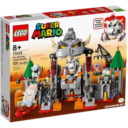 Lego Super Mario 71423 Csata Dry Bowser kastélyában kiegészítő szett