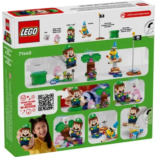 Lego Super Mario 71440 Kalandok az interaktív LEGO® Luigi™ figurával