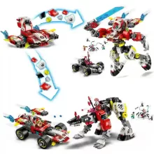 Lego Dreamzzz 71497 Cooper tigrisrobotja és Zero hot rod autója