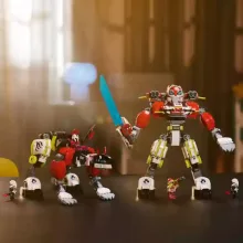Lego Dreamzzz 71497 Cooper tigrisrobotja és Zero hot rod autója