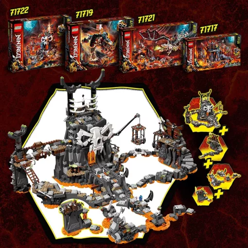 Lego Ninjago 71722 A koponyavarázsló tömlöcei