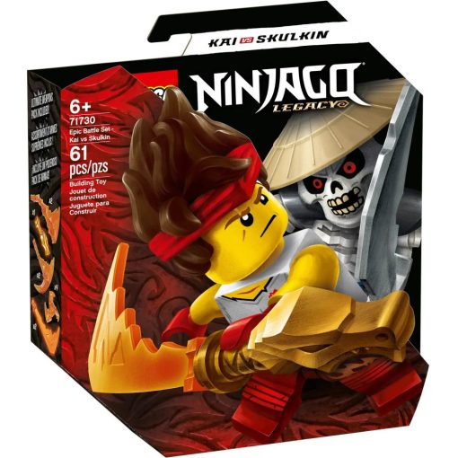 Lego Ninjago 71730 Hősi harci készlet - Kai vs. Skulkin