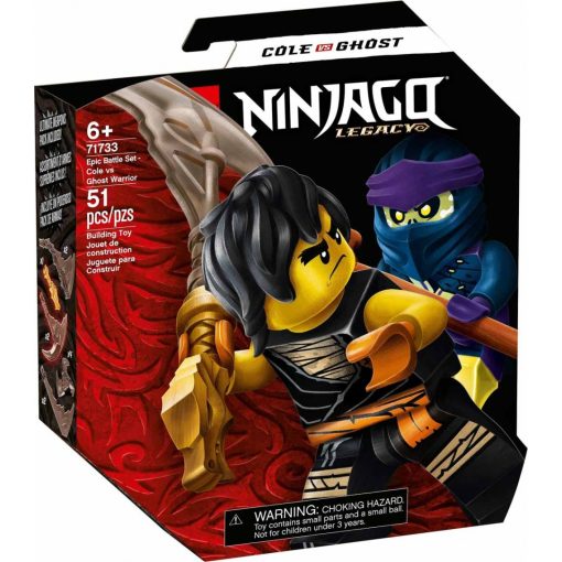 Lego Ninjago 71733 Hősi harci készlet - Cole vs. Kísértetharcos