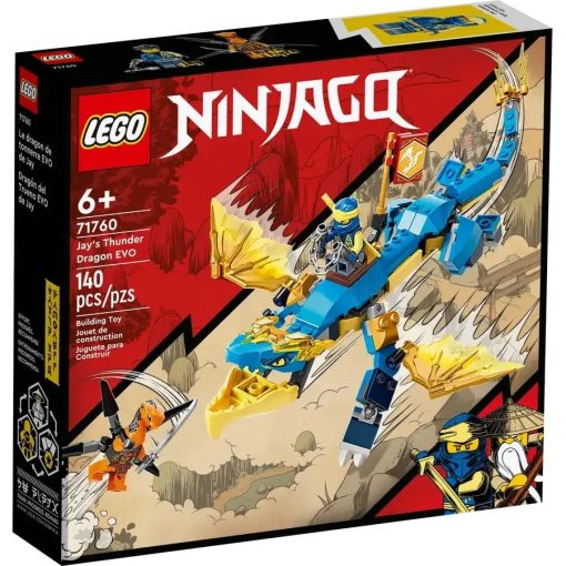 Lego Ninjago 71760 Jay mennydörgő EVO sárkánya