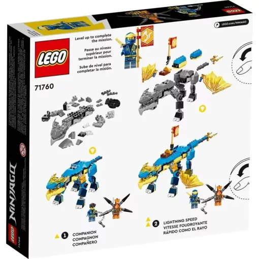 Lego Ninjago 71760 Jay mennydörgő EVO sárkánya