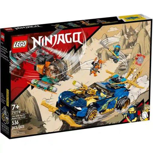 Lego Ninjago 71776 Jay és Nya EVO versenyautója